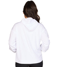 Women's White Kelsey Quarter Zip Anorak