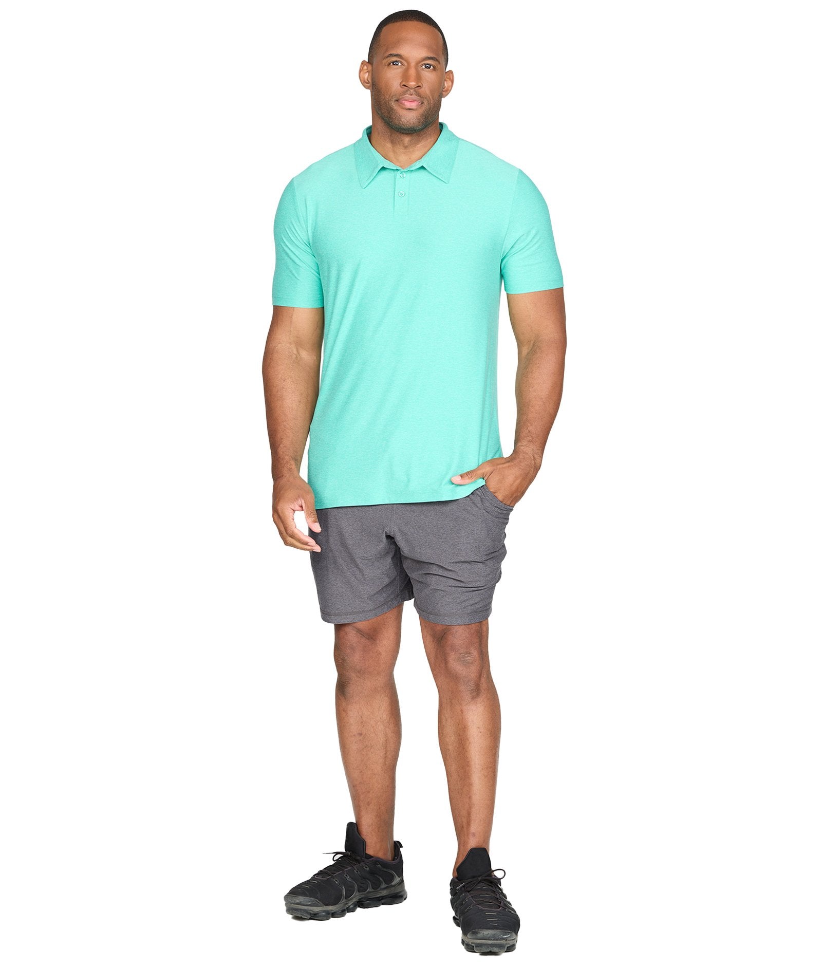 Men's Aqua Kent Polo