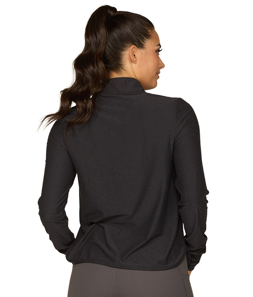Women's Black Lane Quarter Zip