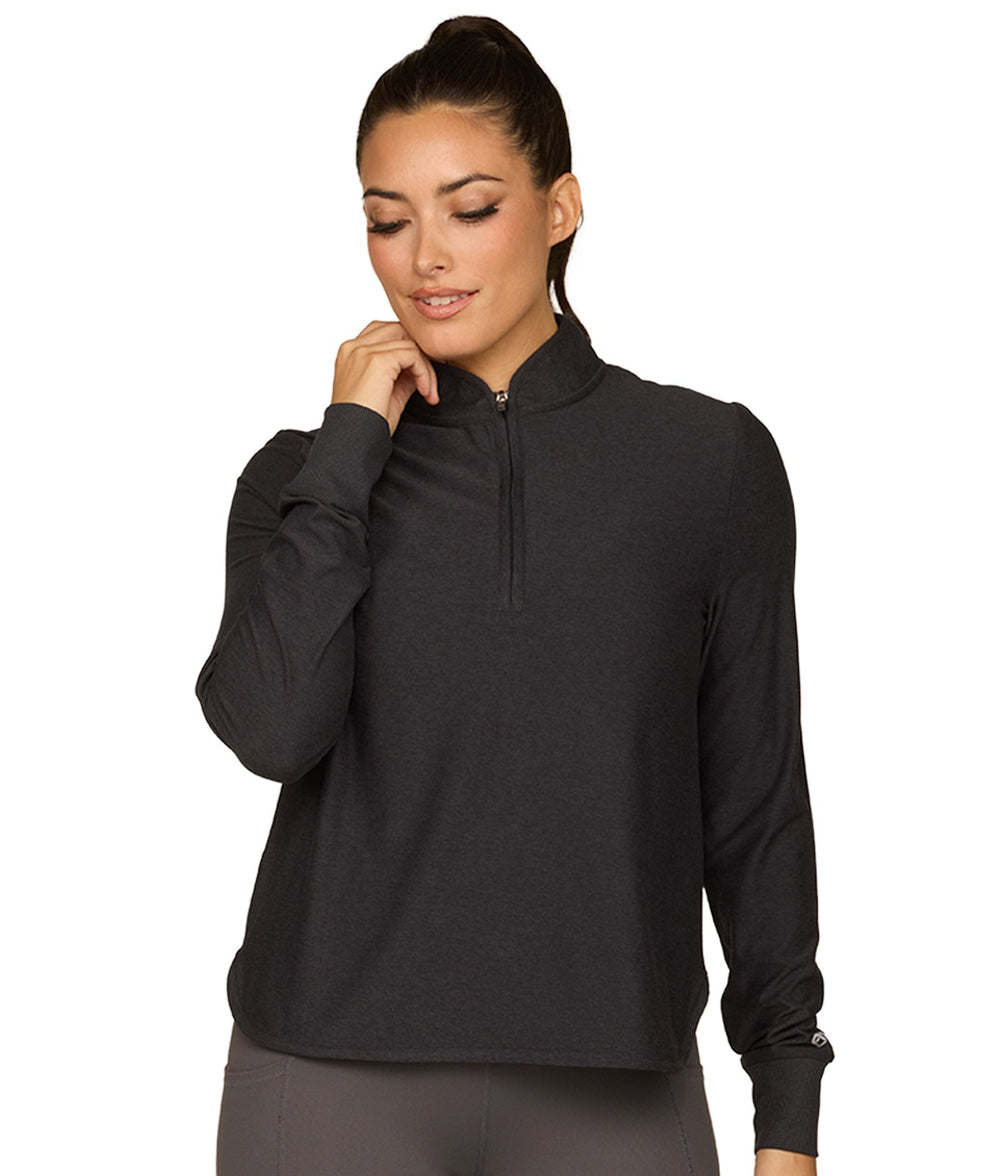 Women's Black Lane Quarter Zip
