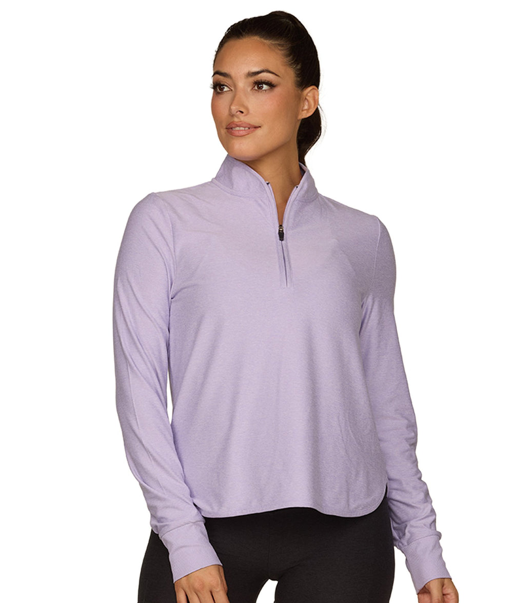 Women's Lavender Fields Lane Quarter Zip