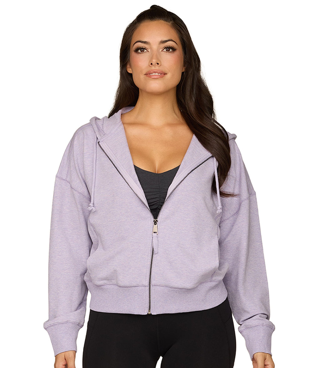 Women's Lavender Fields Lola French Terry Full Zip Jacket