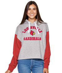 Women's Louisville Cardinals Sage Pullover Hoodie