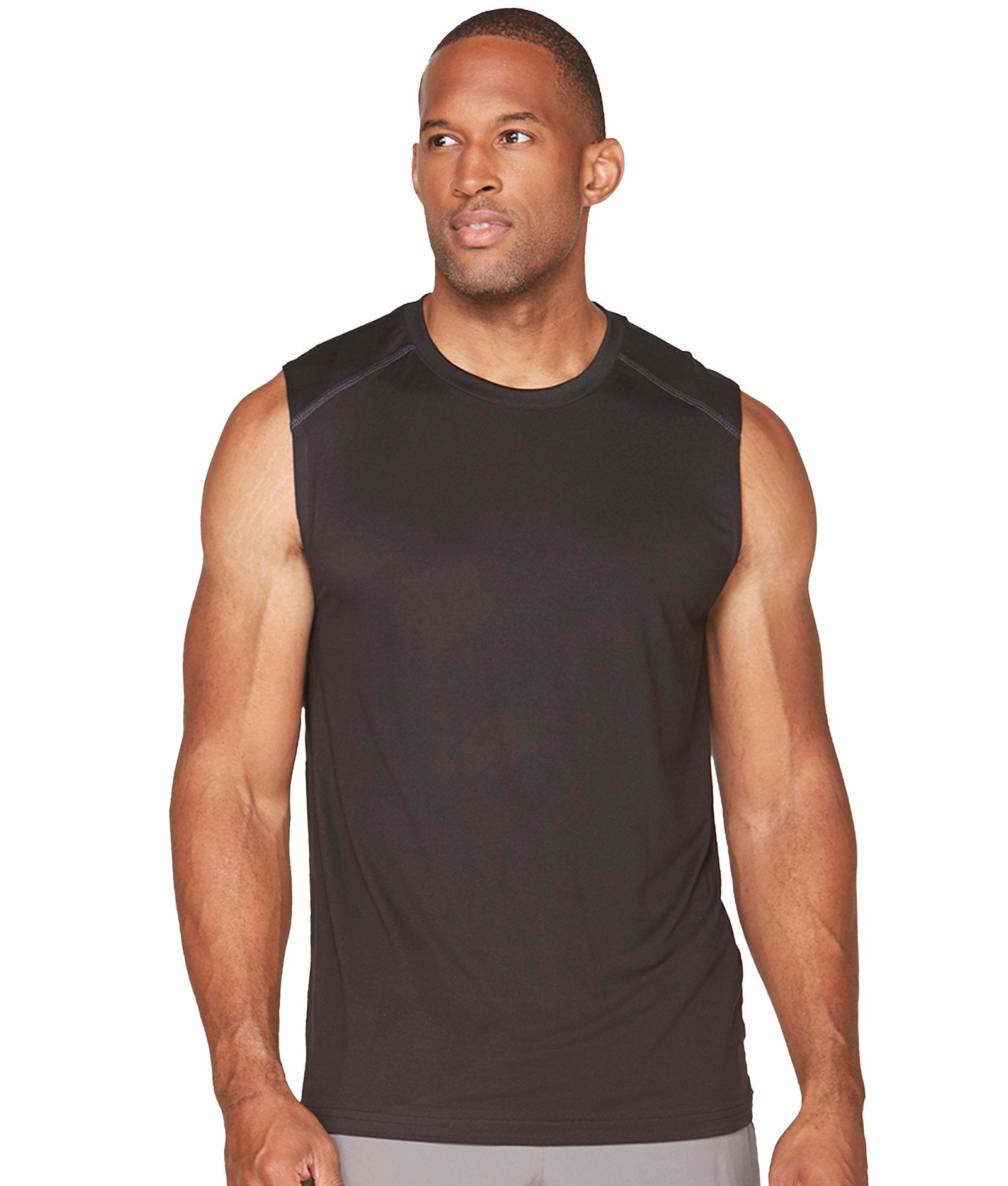 Men's Black Luke Sleeveless Tee