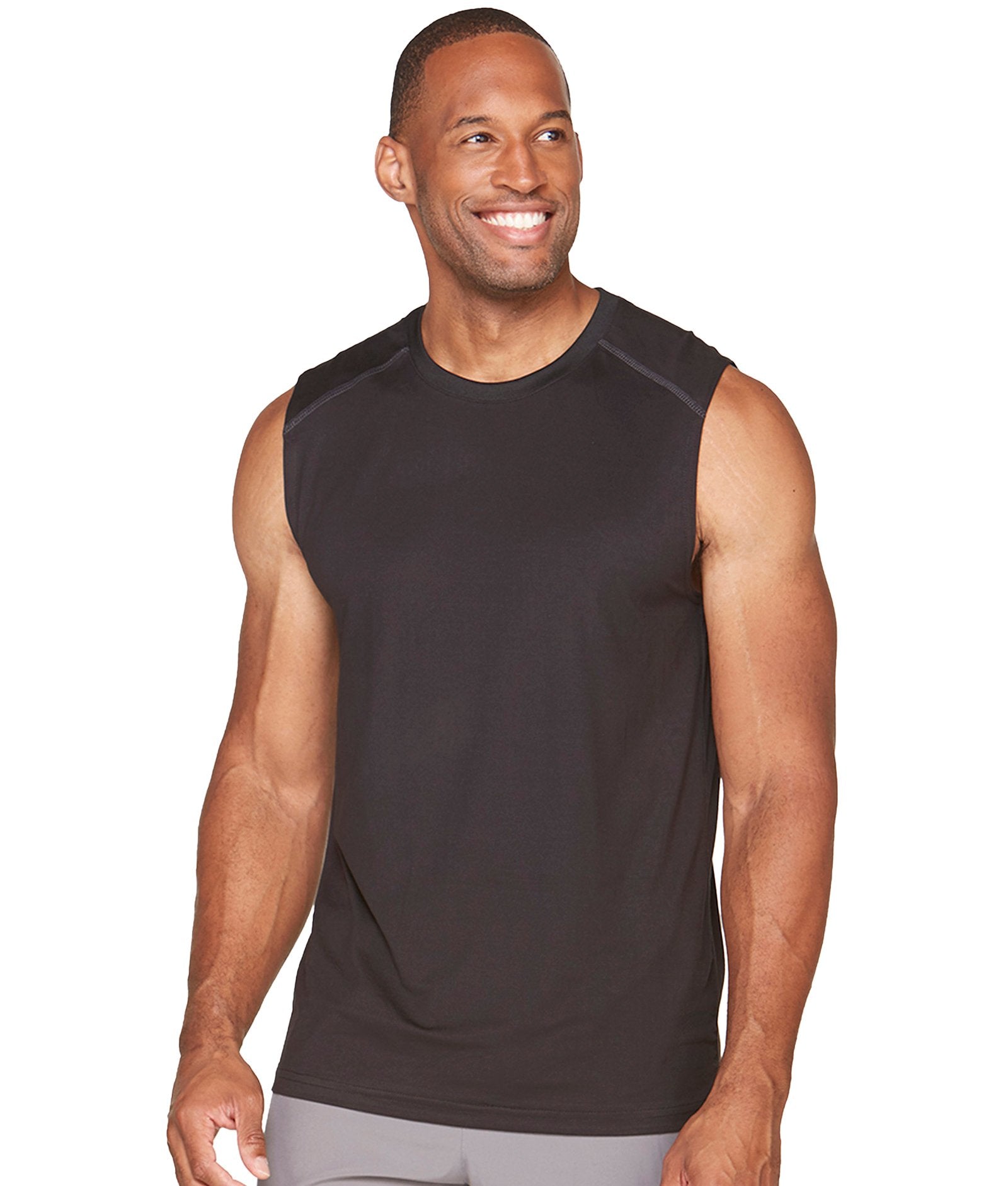 Men's Black Luke Sleeveless Tee