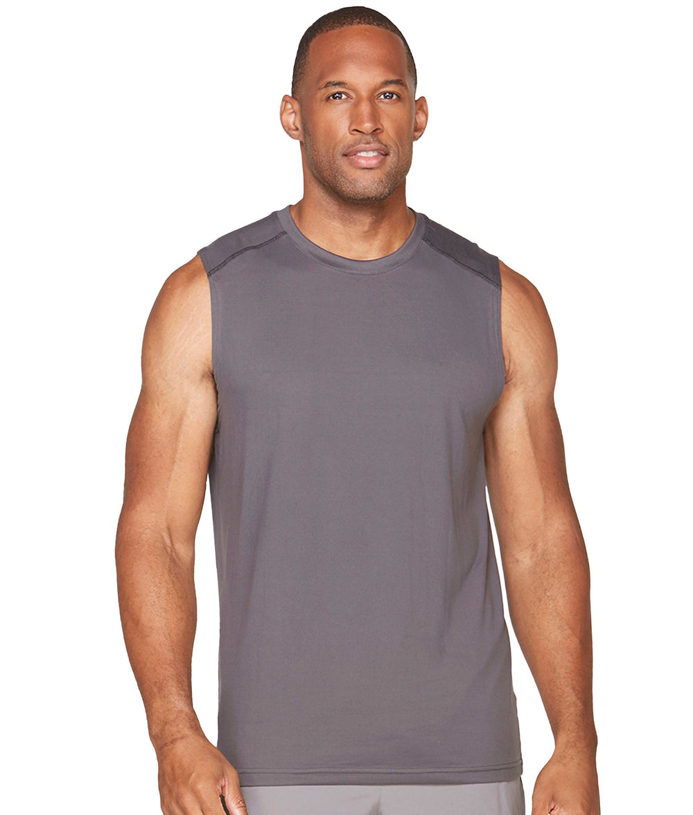 Men's Charcoal Luke Sleeveless Tee