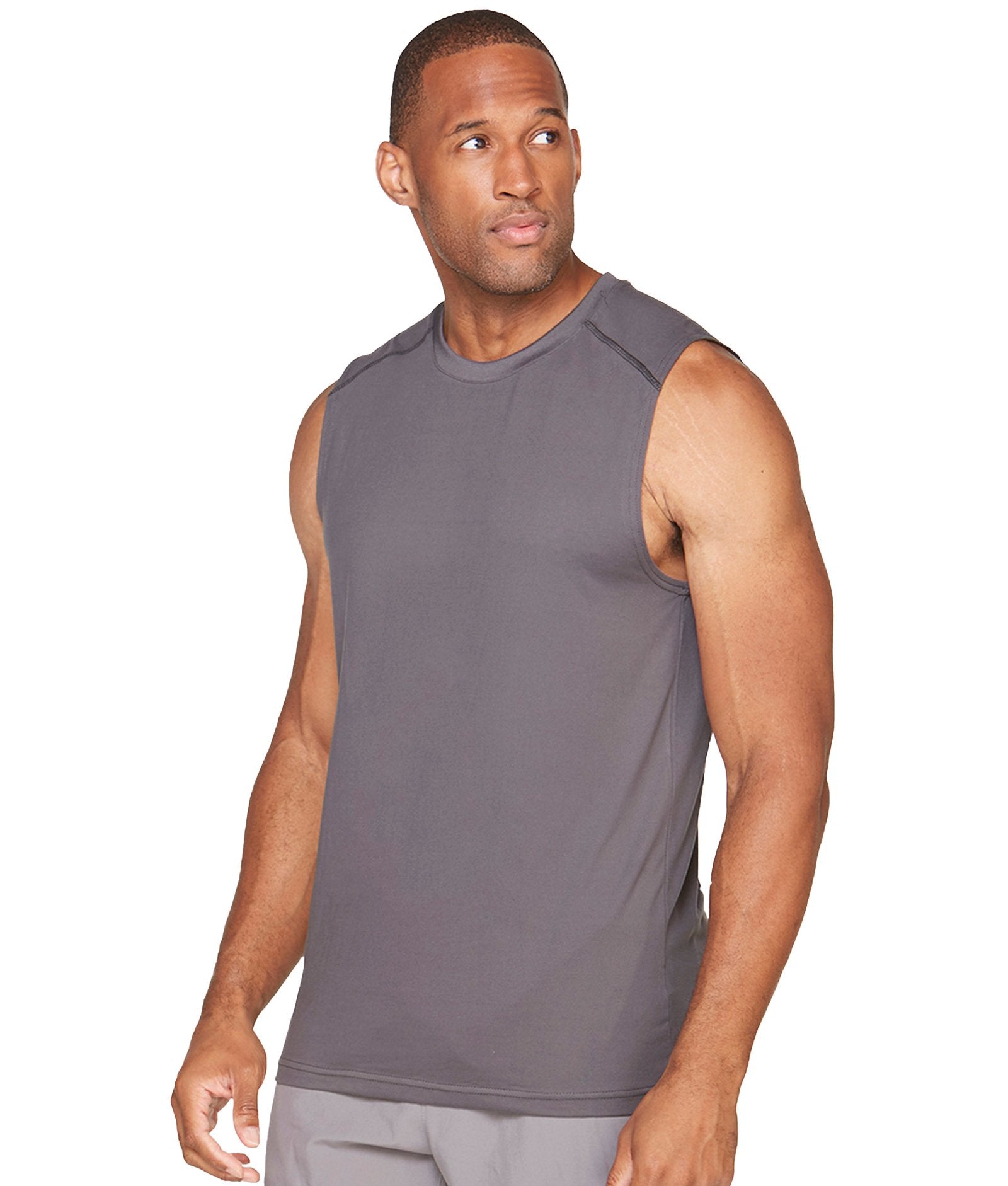 Men's Charcoal Luke Sleeveless Tee