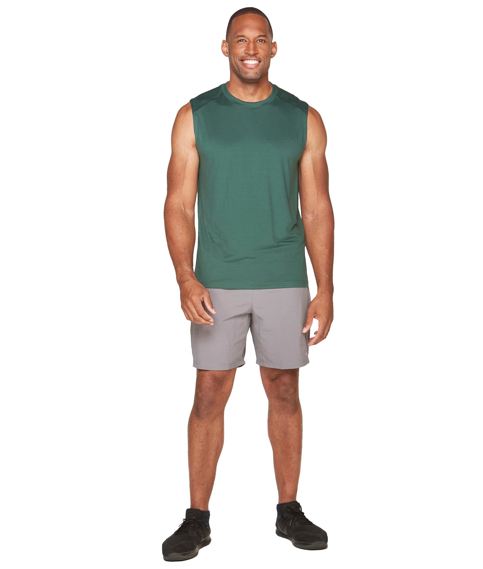 Men's Forest Green Luke Sleeveless Tee