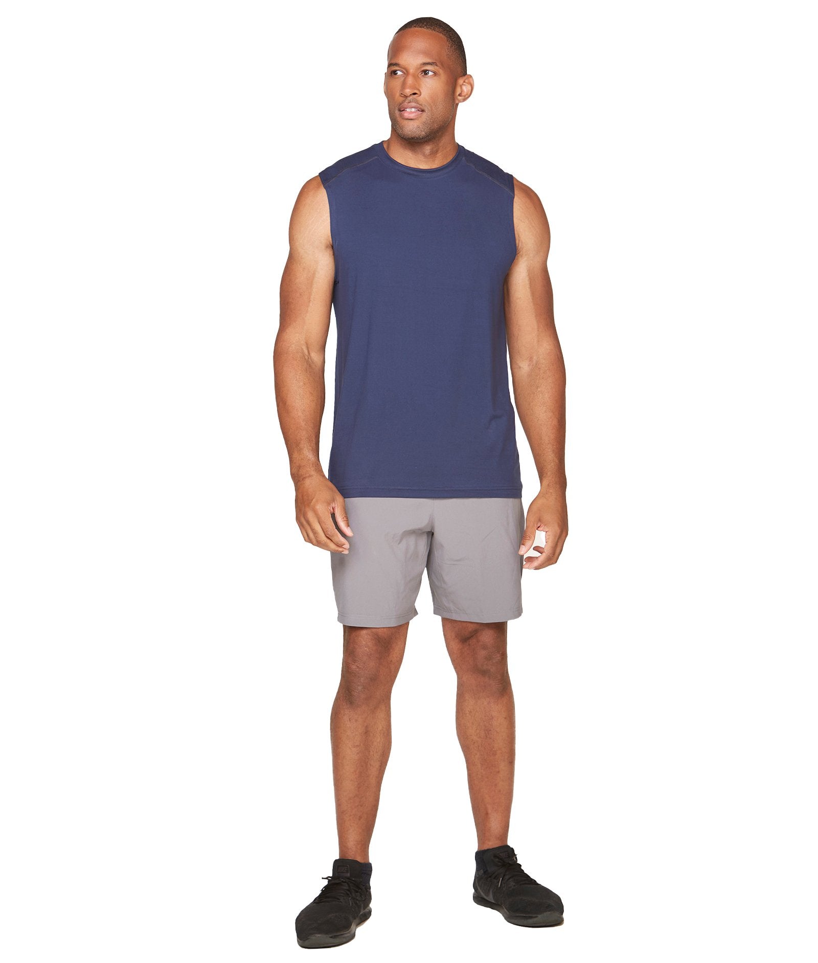 Men's Navy Luke Sleeveless Tee