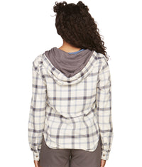 Women's Natural Maeve Button Up Hoodie