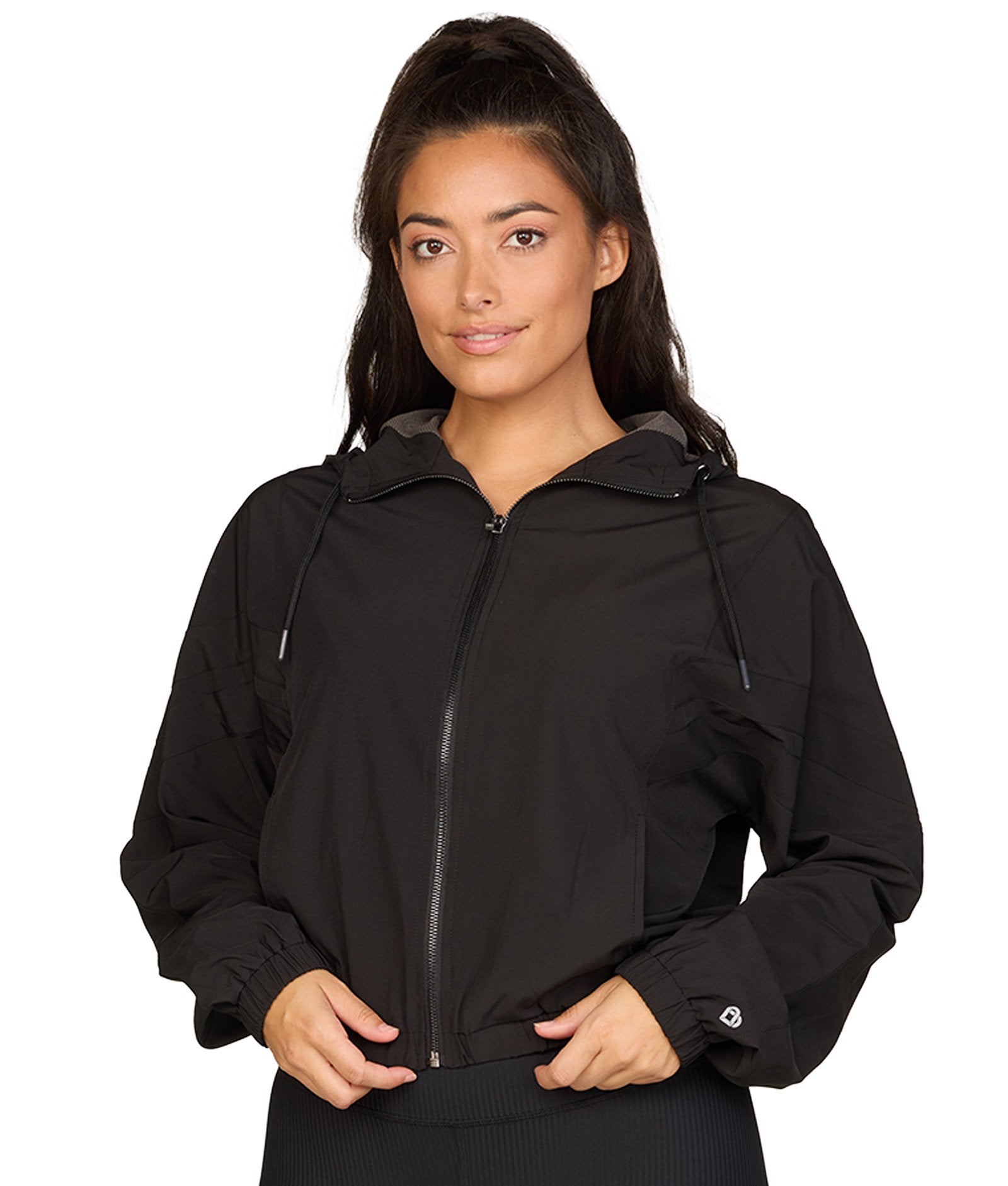Women's Black Maria Windbreaker Jacket