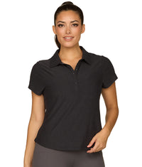Women's Black Mazie Polo Shirt