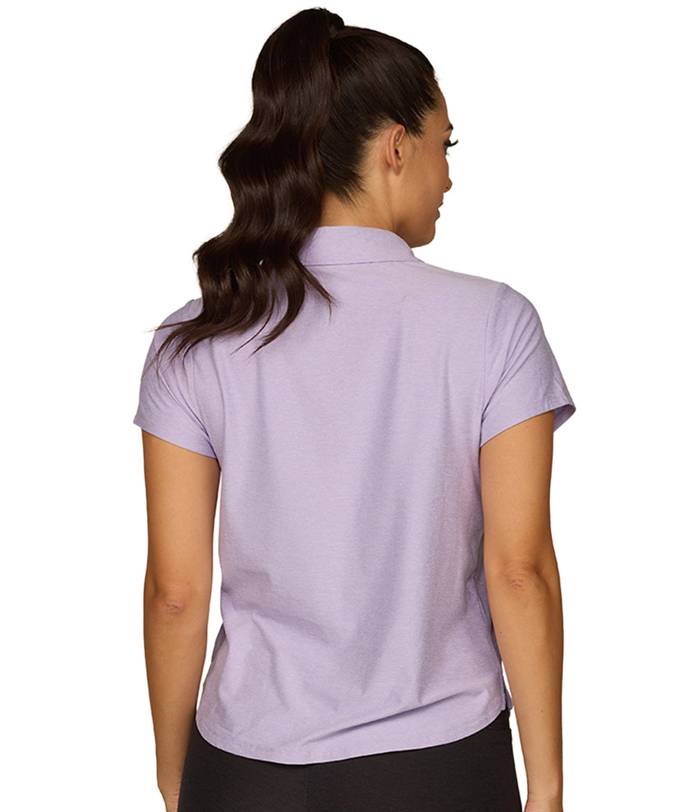 Women's Lavender Fields Mazie Polo Shirt