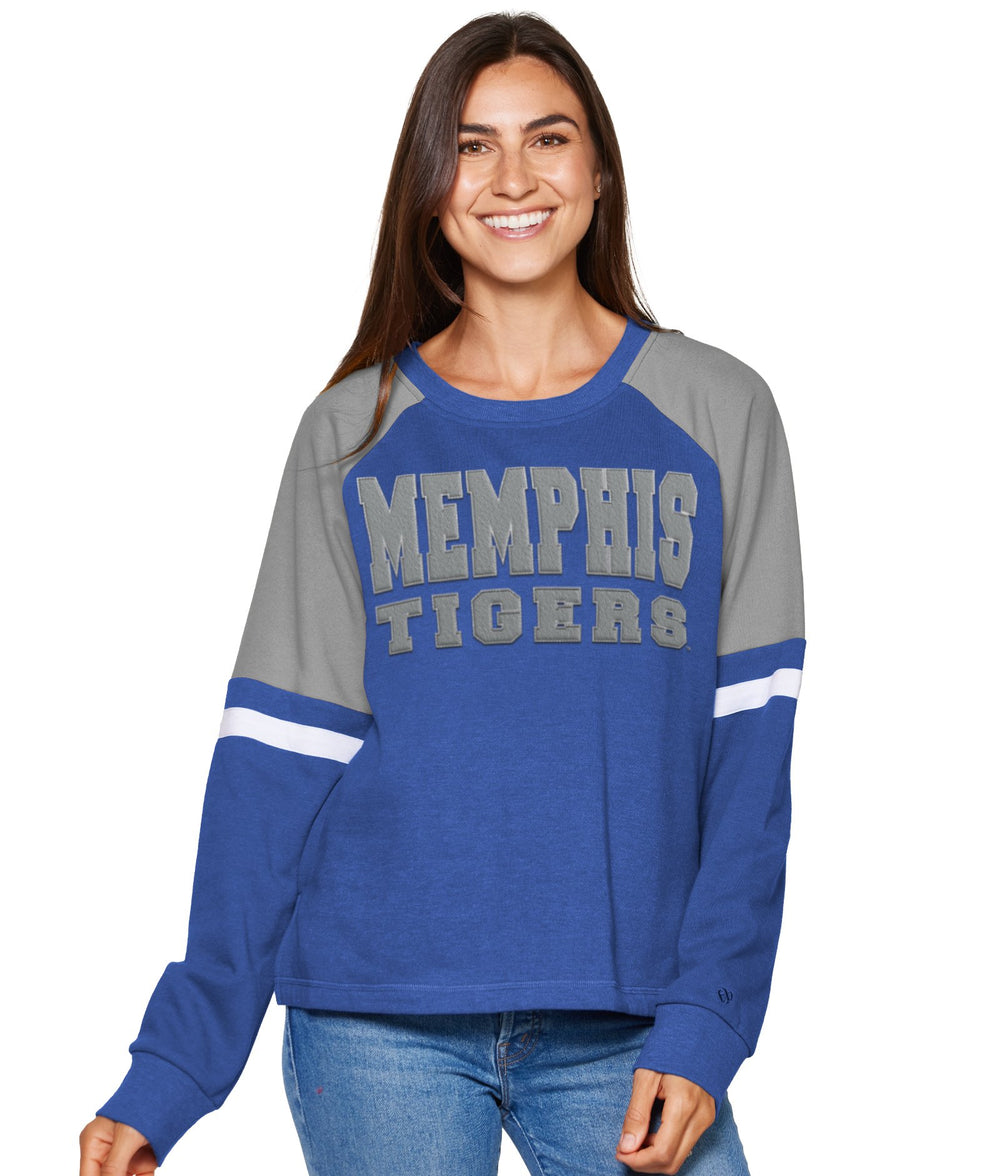 Women's Memphis Tigers Fairfax Scoop Neck Fleece