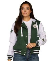 Women's Michigan State Spartans Bedford Falls Letterman Jacket