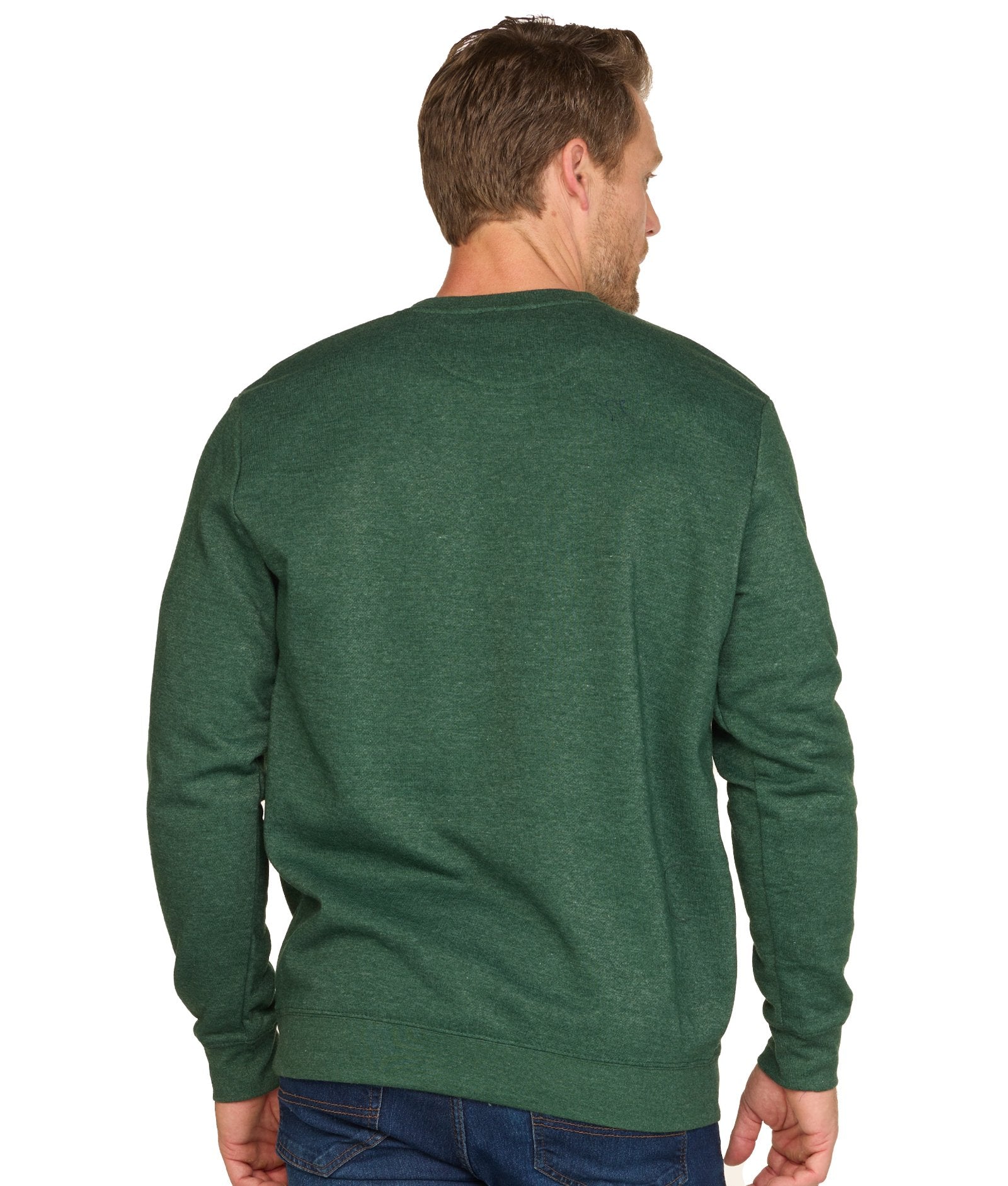 Men's Forest Green Michigan State Spartans Campus Crewneck