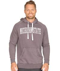 Men's Pavement Michigan State Spartans Distressed Summit Pullover Fleece Hoodie