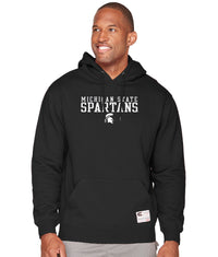 Men's Black Michigan State Spartans Equilibrium Authentic Pullover Hoodie