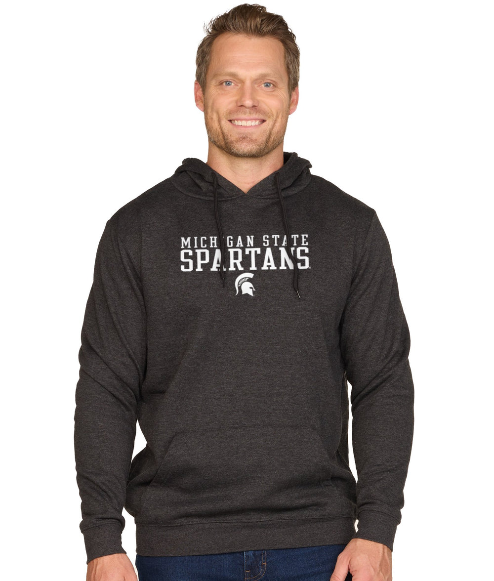 Men's Black Michigan State Spartans Equilibrium Campus Hoodie