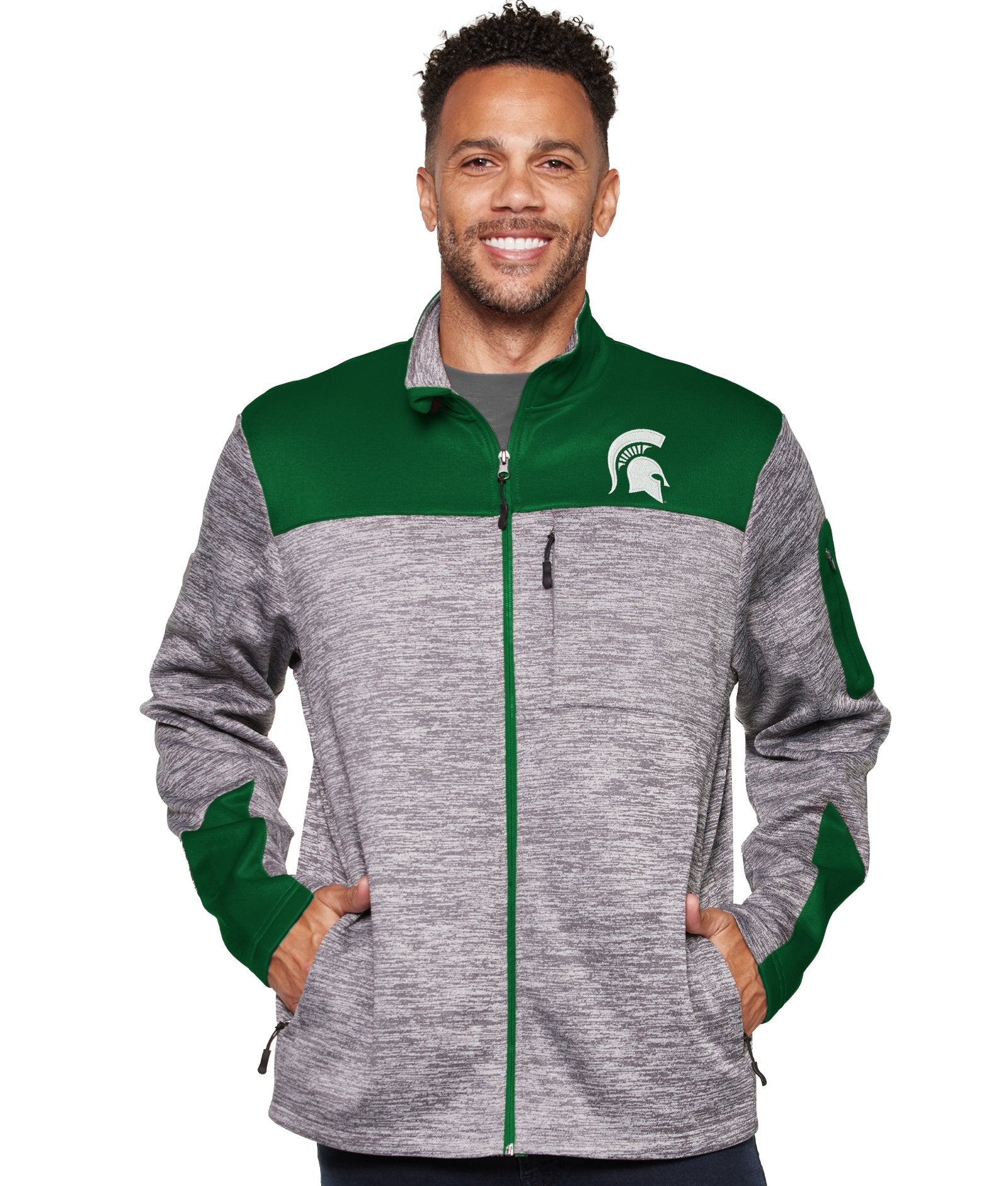 Men's Michigan State Spartans Guard Full Zip Jacket