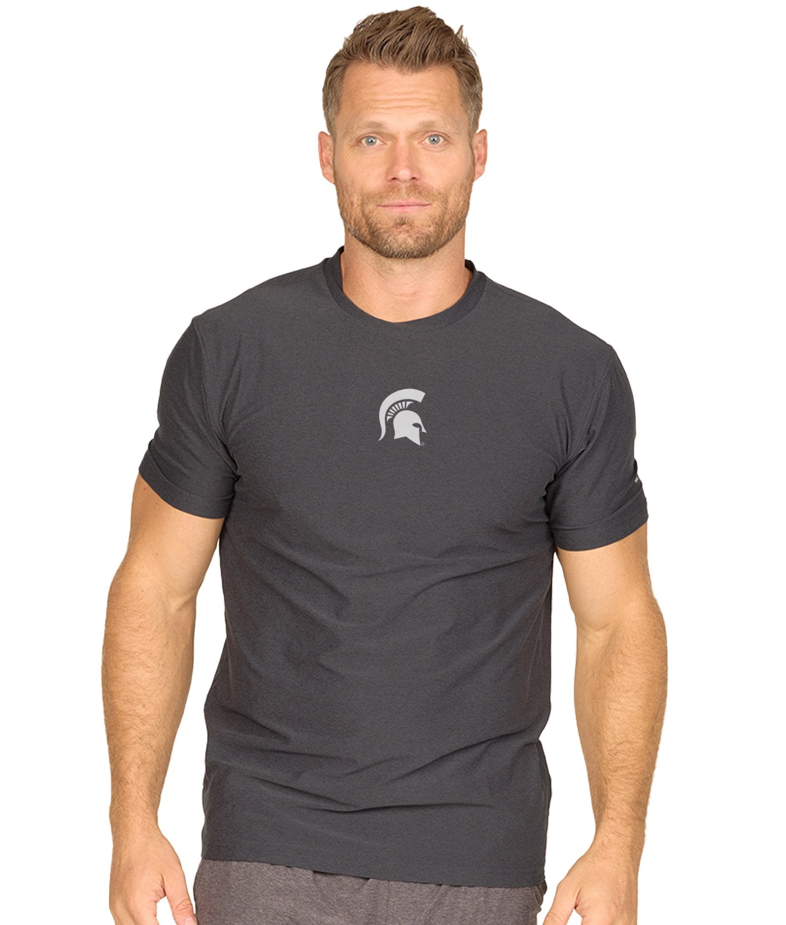 Men's Black Michigan State Spartans Prime Dayton Tee