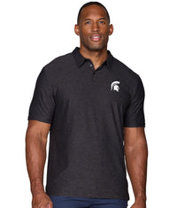 Men's Black Michigan State Spartans Prime Kent Polo