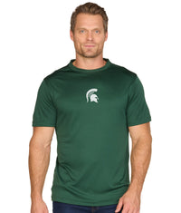Men's Forest Green Michigan State Spartans Prime Trail Short Sleeve Tee