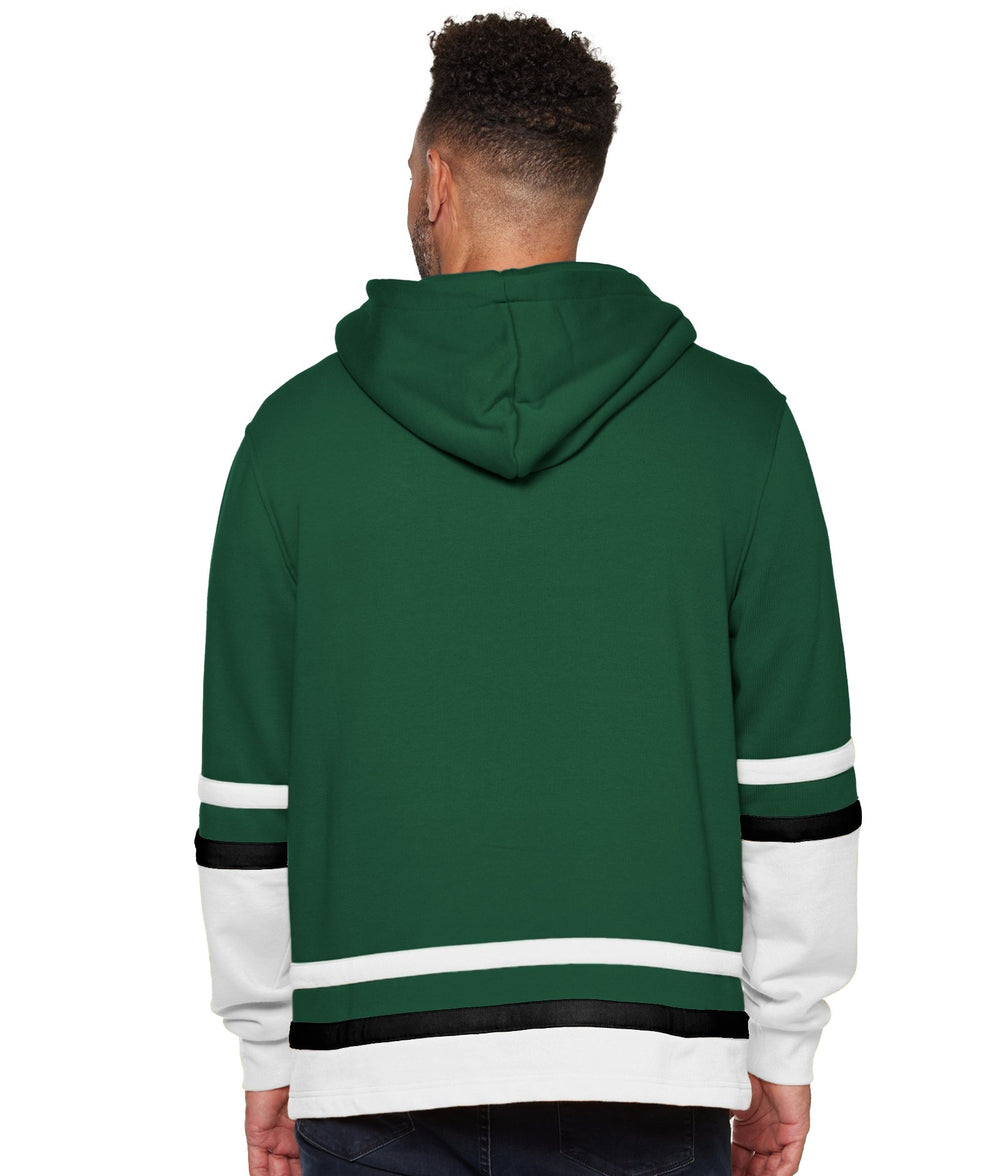 Men's Michigan State Spartans Ringing Lace Up Fleece Hoodie