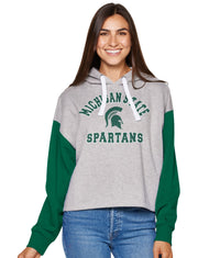 Women's Michigan State Spartans Sage Pullover Hoodie