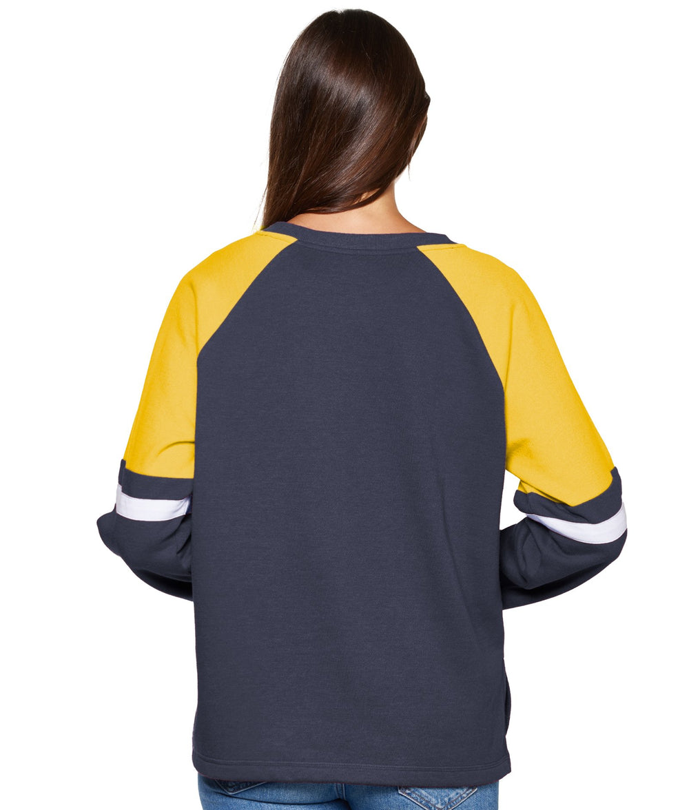 Women's Michigan Wolverines Fairfax Scoop Neck Fleece