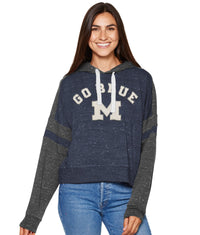 Women's Michigan Wolverines Lost City Speckle Hoodie