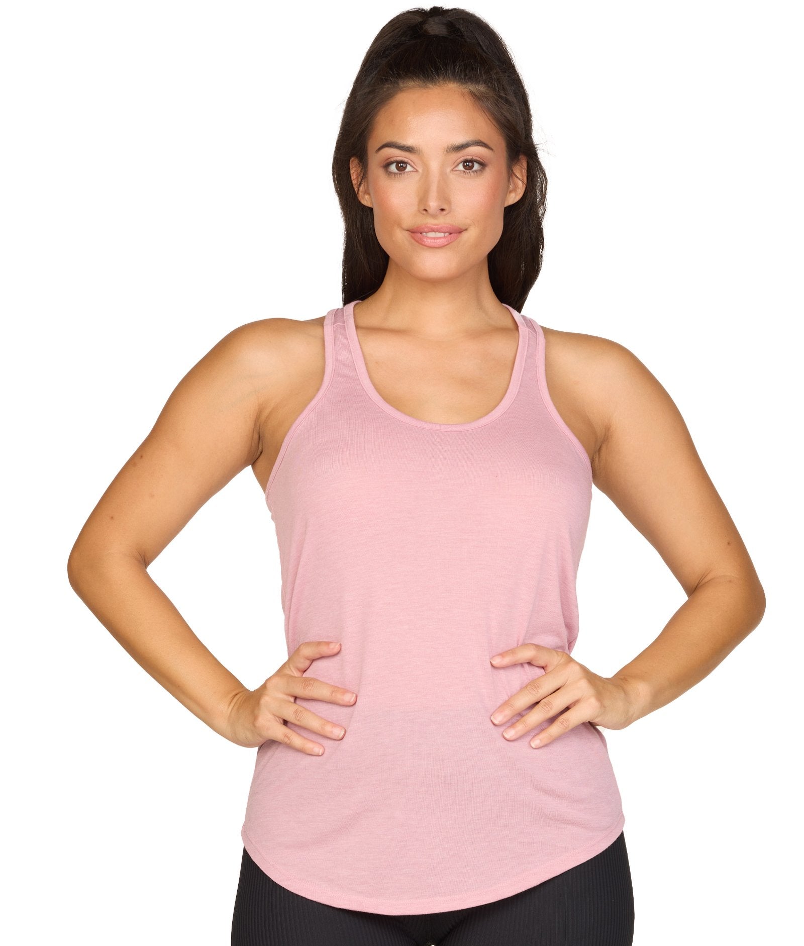 Women's Foxglove Mila Racerback Heather Tank