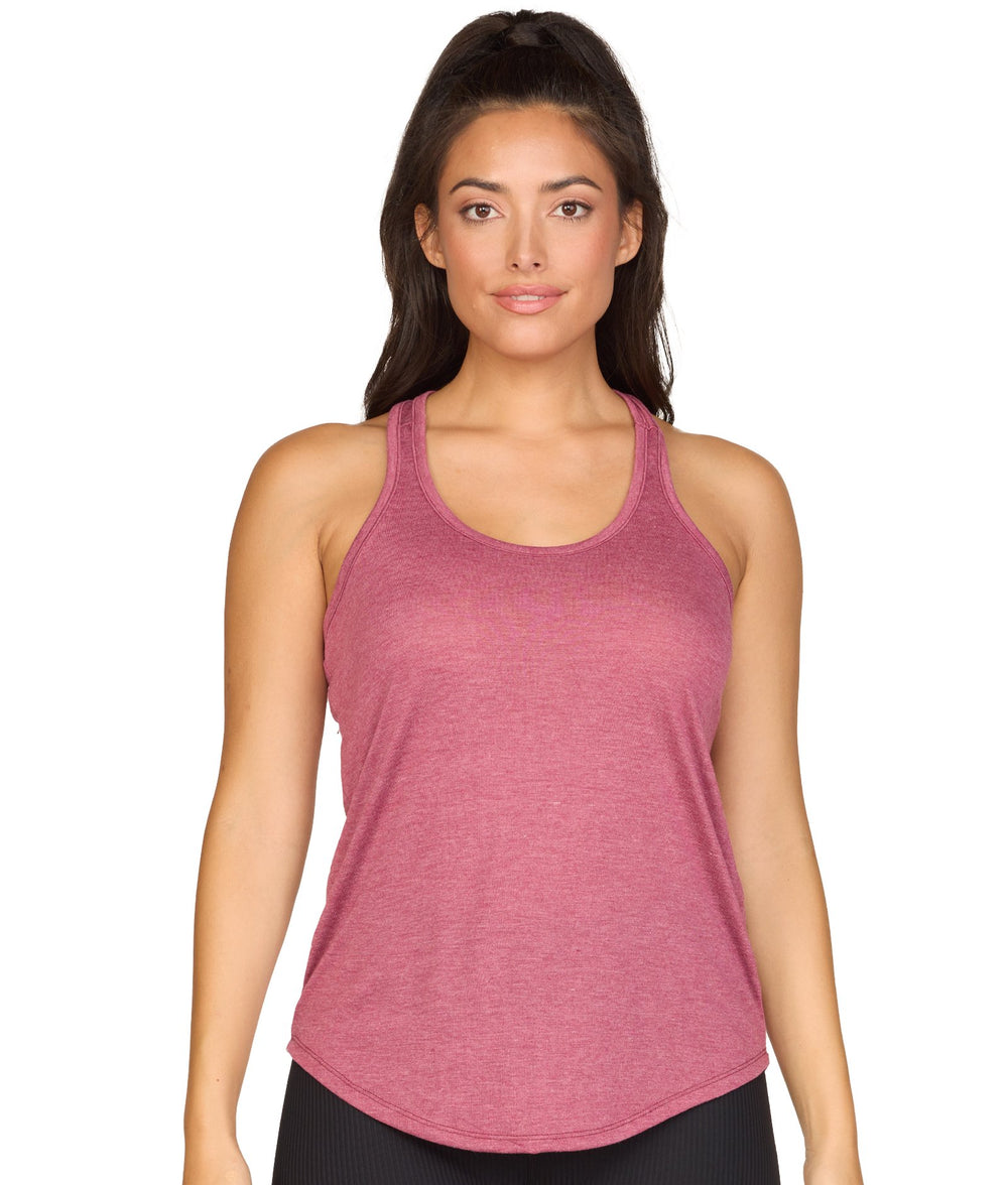 Women's Garnet Mila Racerback Heather Tank