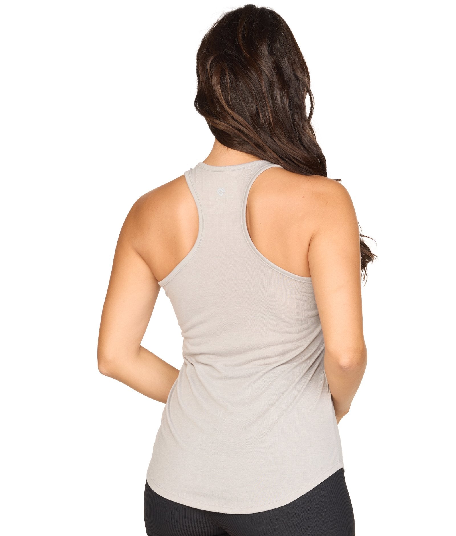 Women's Heather Grey Mila Racerback Heather Tank