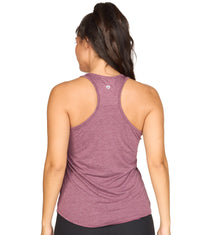 Women's Maroon Mila Racerback Heather Tank