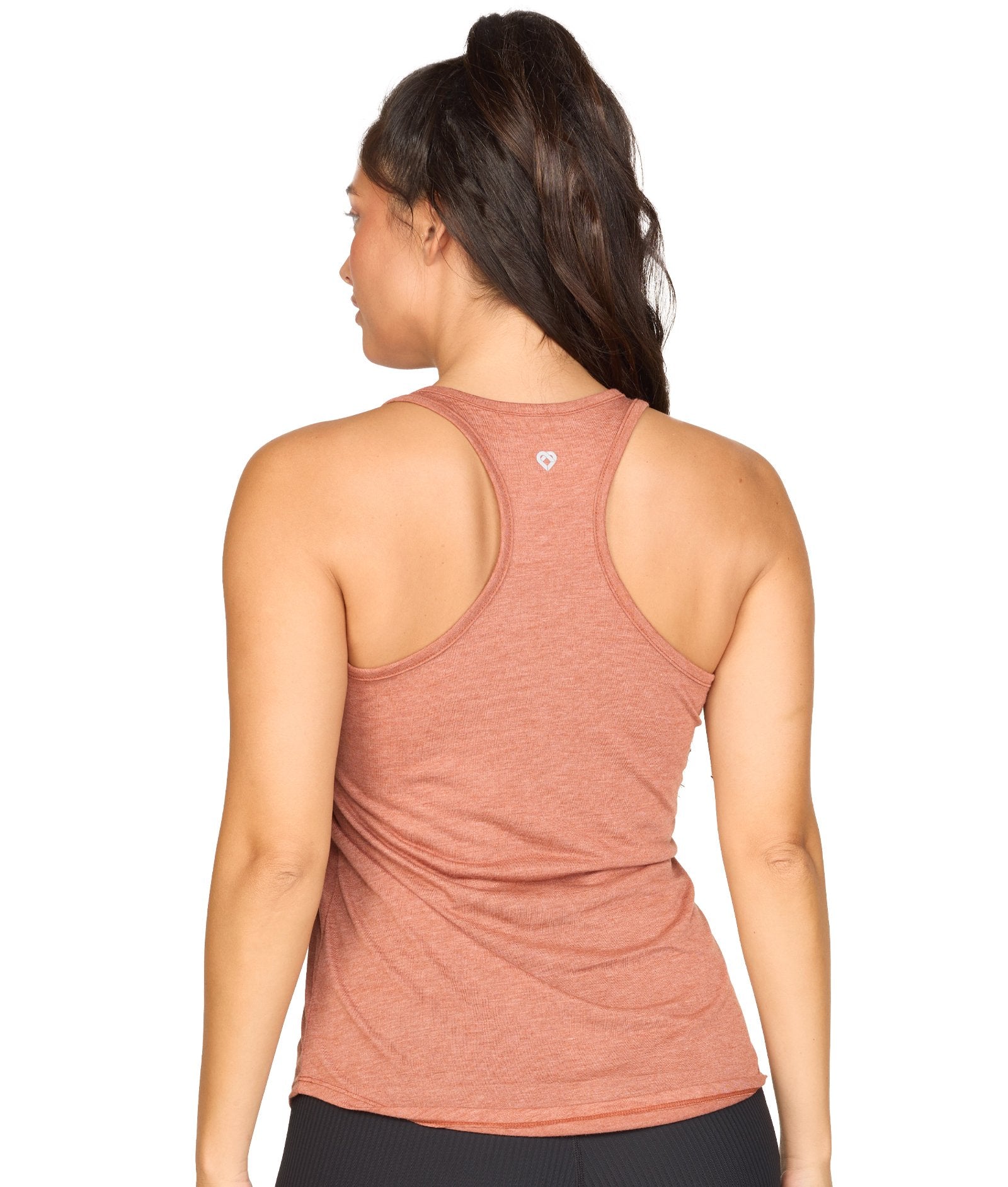 Women's Texas Orange Mila Racerback Heather Tank