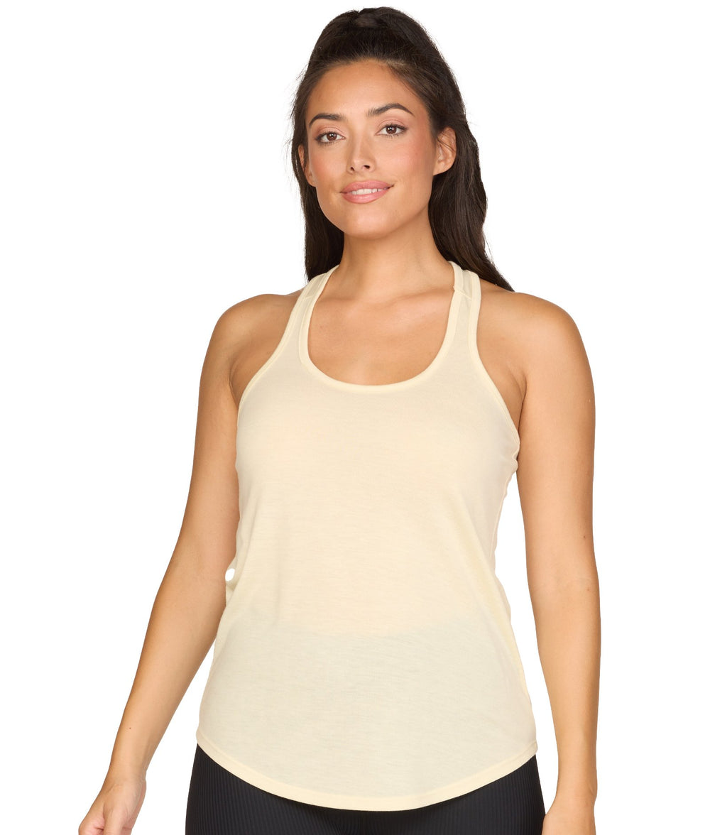 Women's Vegas Gold Mila Racerback Heather Tank