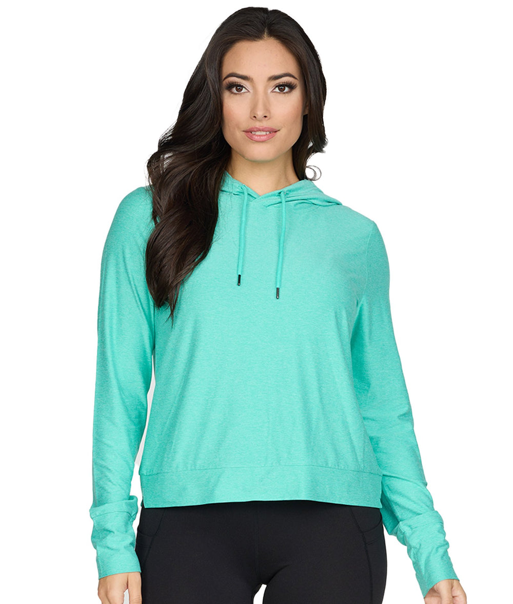 Women's Aqua Morgan Hoodie