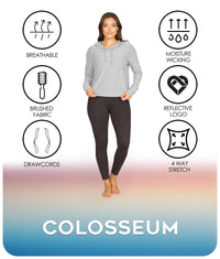 Women's Ash Grey Morgan Hoodie Features