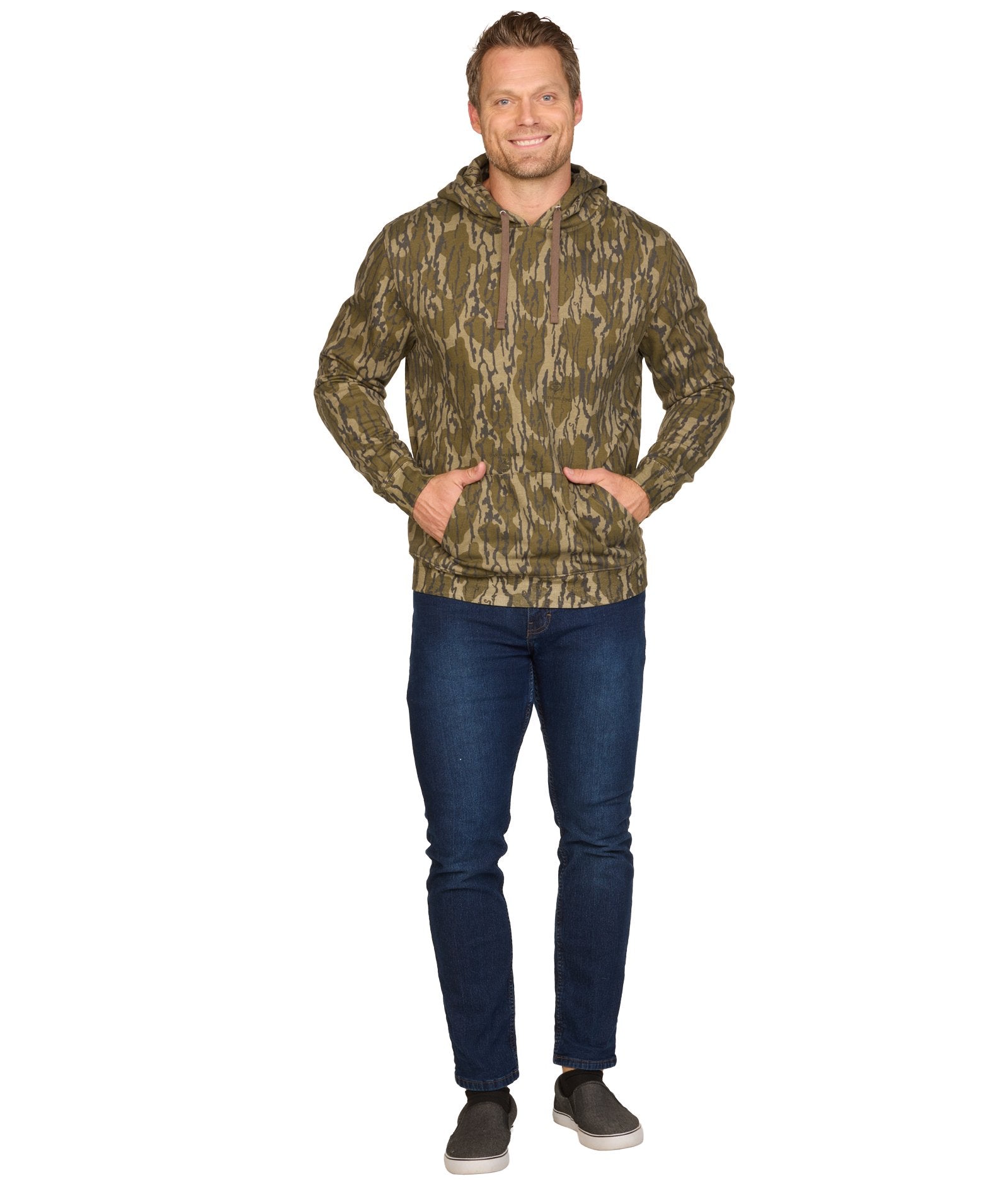 Men's Mossy Oak Bottomland Cotton Blend Hoodie
