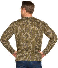 Men's Mossy Oak Bottomland Cotton Blend Long Sleeve Tee