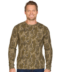 Men's Mossy Oak Bottomland Cotton Blend Long Sleeve Tee