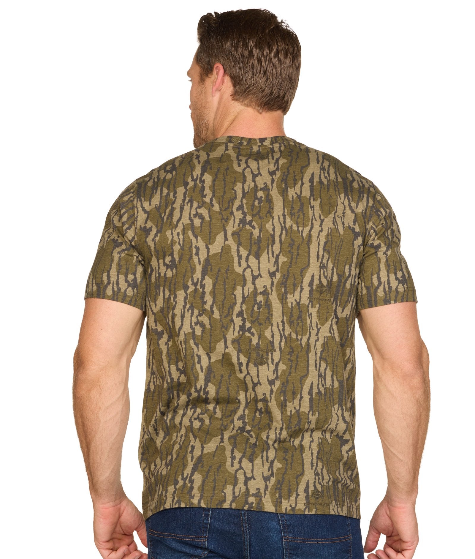 Men's Mossy Oak Bottomland Cotton Blend Short Sleeve Tee