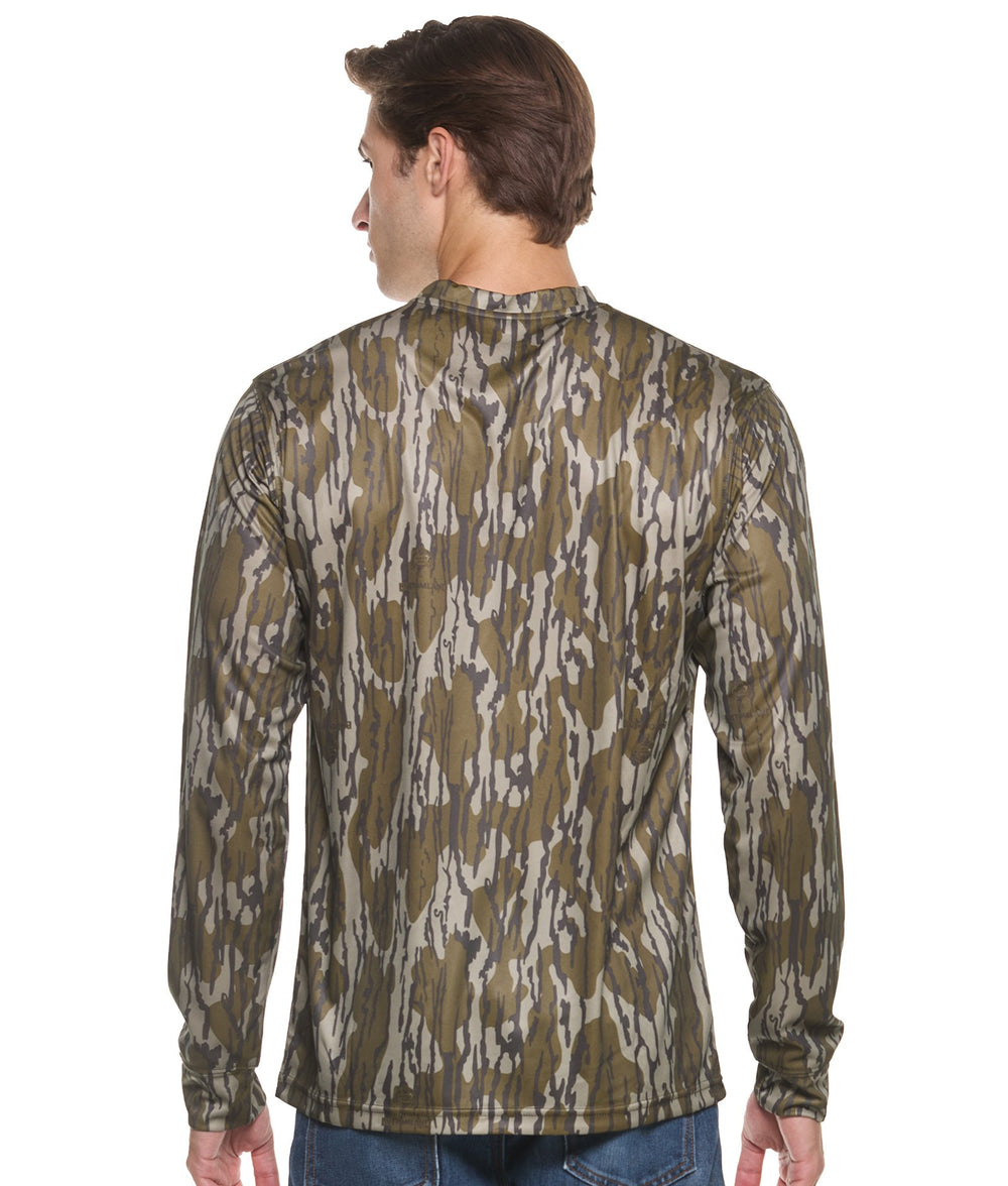 Men's Mossy Oak Camo Essential Long Sleeve Tee