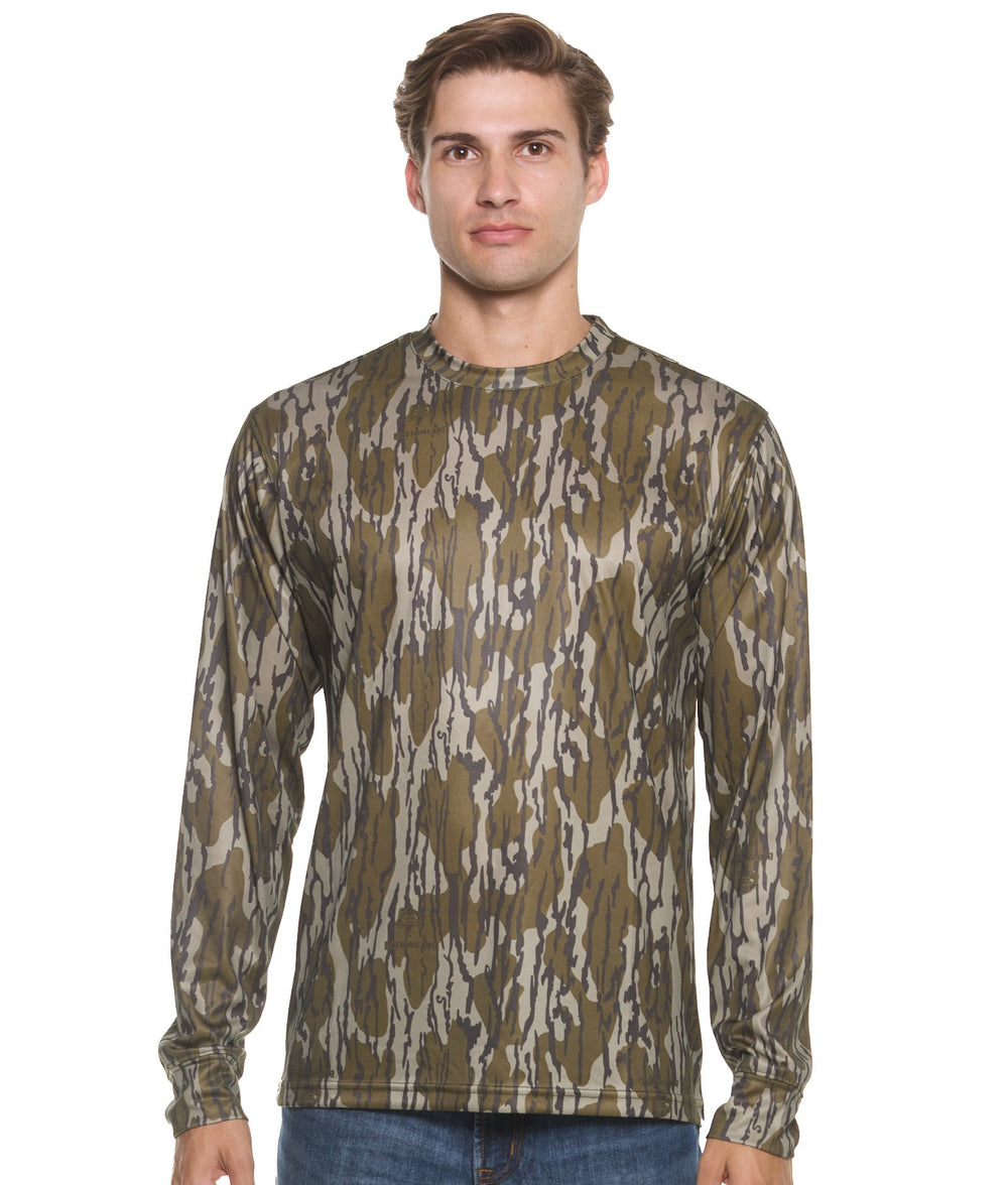 Men's Mossy Oak Camo Essential Long Sleeve Tee