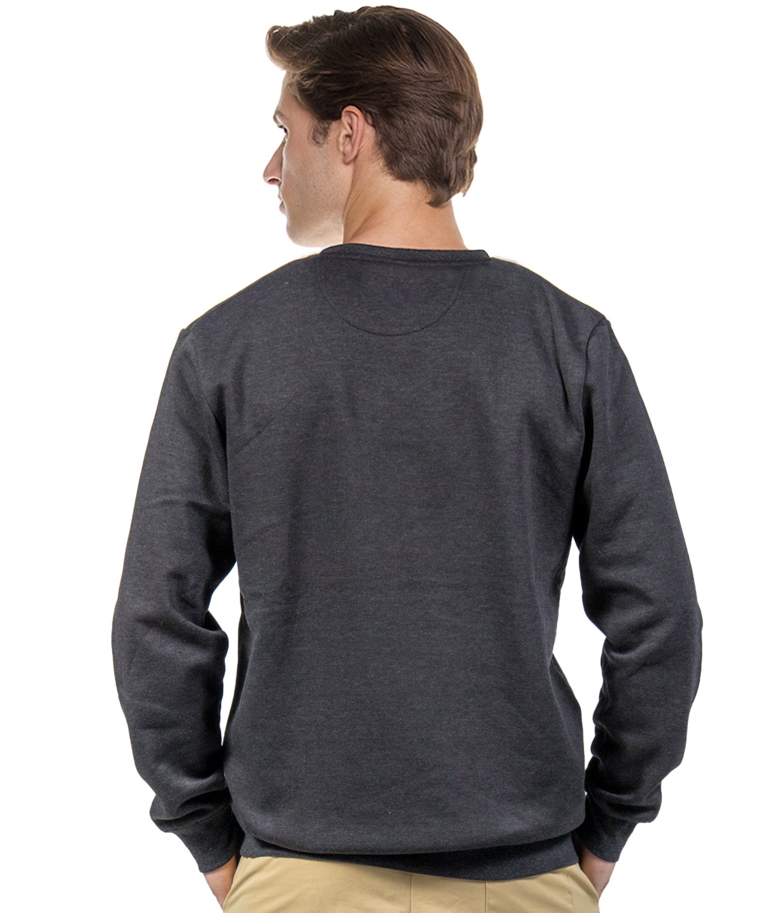 Men's Black NC State Wolfpack Campus Crewneck