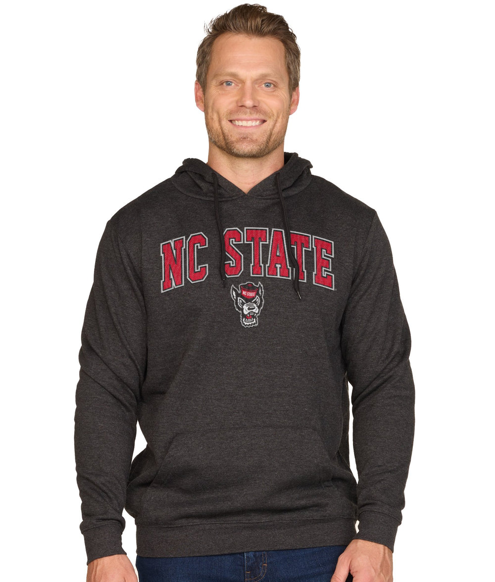 Men's Black NC State Wolfpack Stadium Hoodie