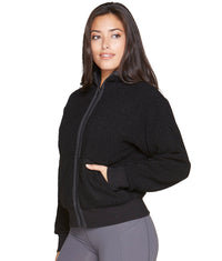 Women's Black Nia Sherpa Jacket