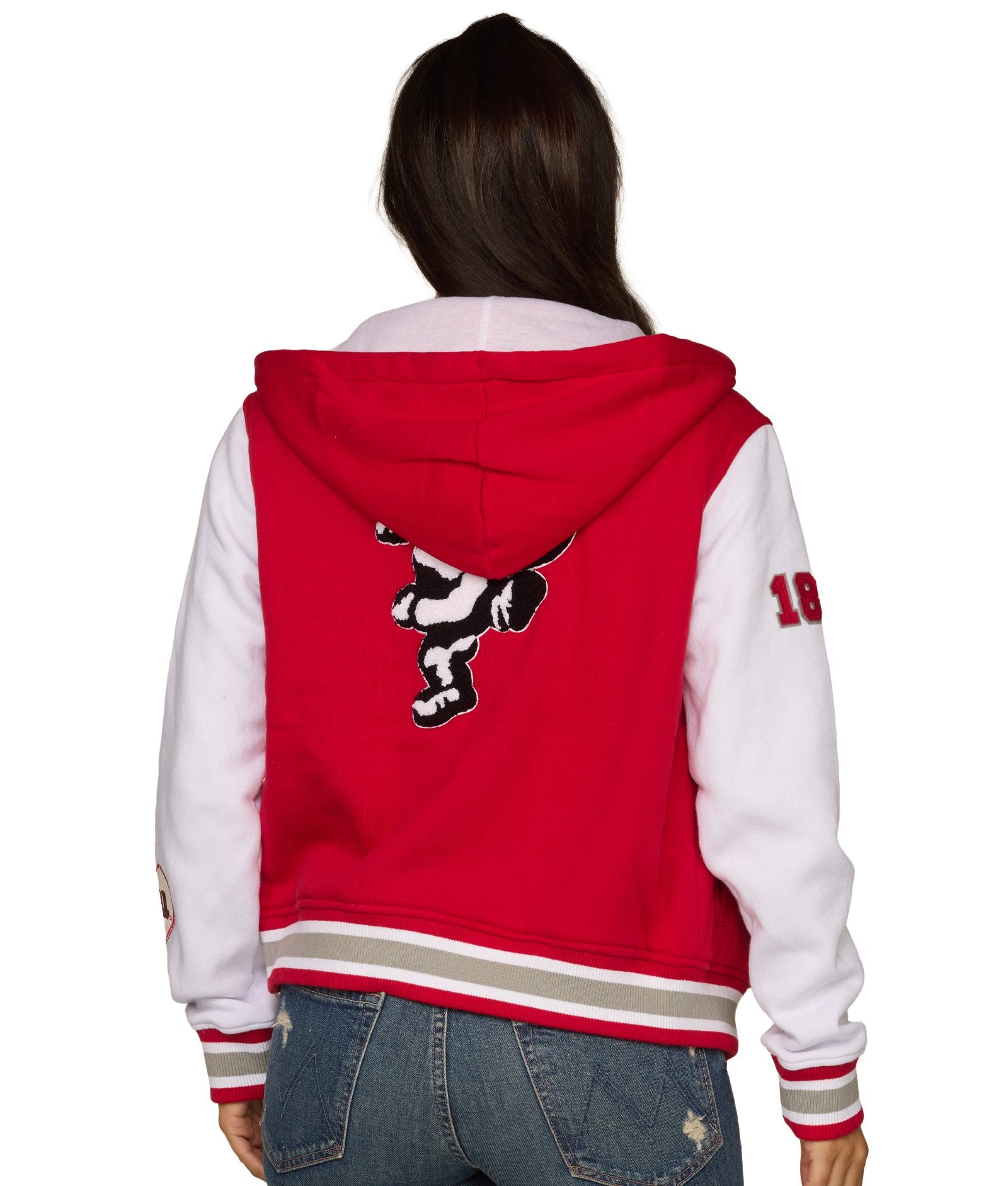 Women's Ohio State Buckeyes Bedford Falls Letterman Jacket