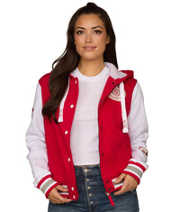 Women's Ohio State Buckeyes Bedford Falls Letterman Jacket